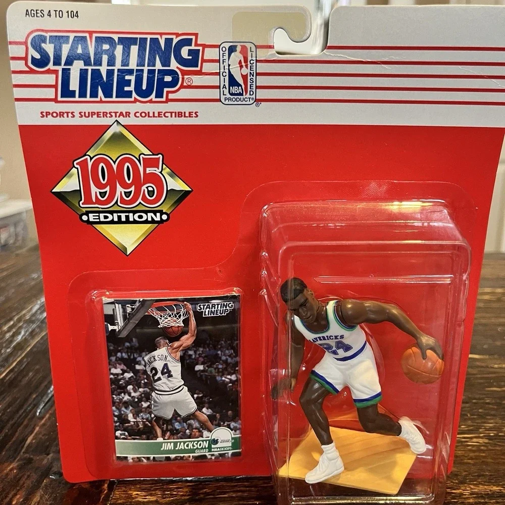 Vintage Jim Jackson Dallas Mavericks 1995 Kenner Starting Lineup New NIP